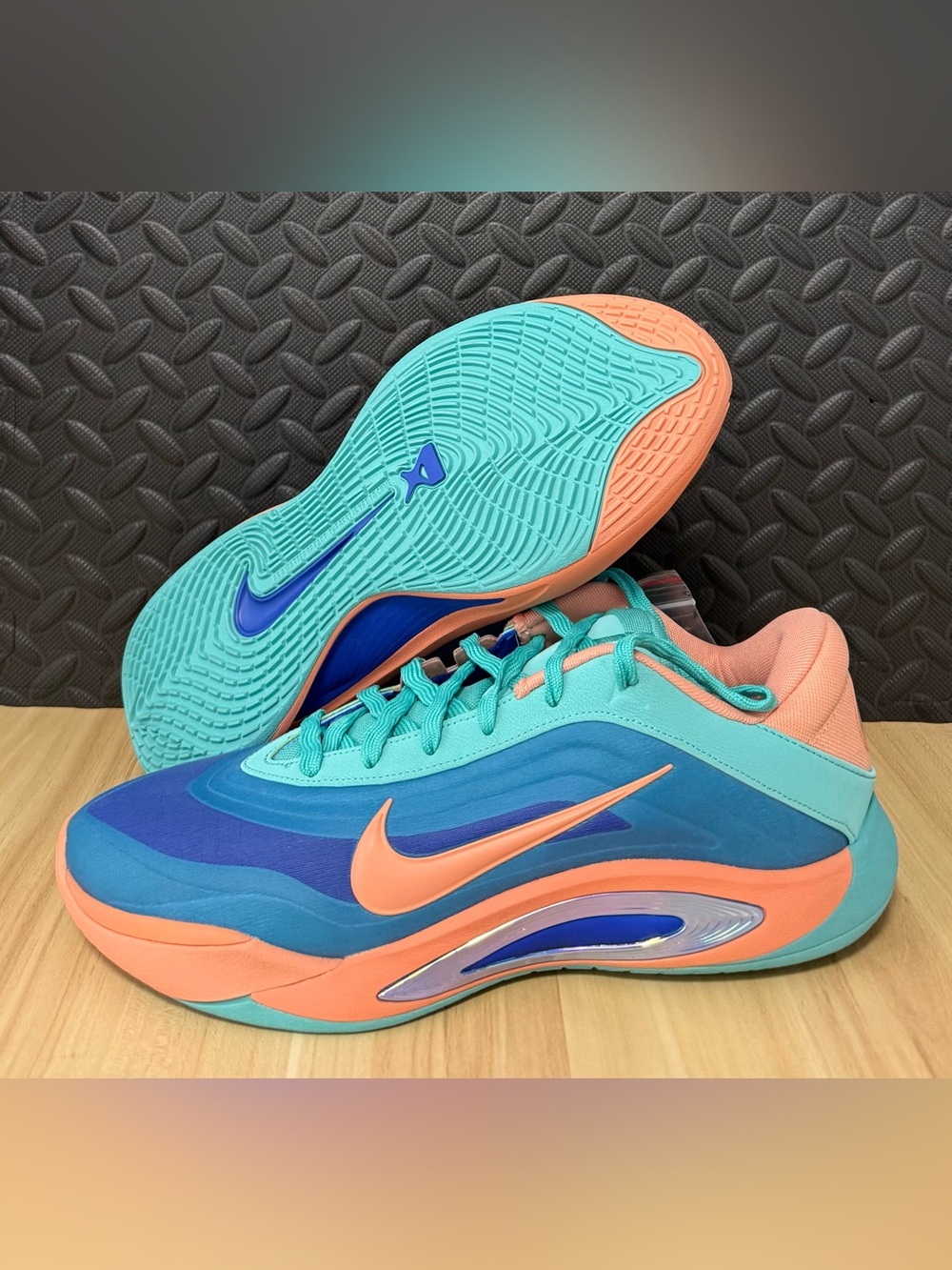 Nike A'One EYBL Nationals PE Unreleased Basketball Shoes Men Sz 10.5 Womens 12